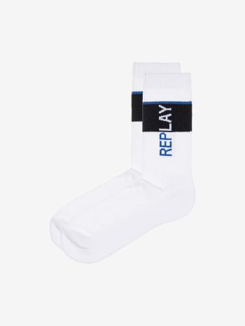 Replay Ponožky 2 páry Biela Viacfarebná