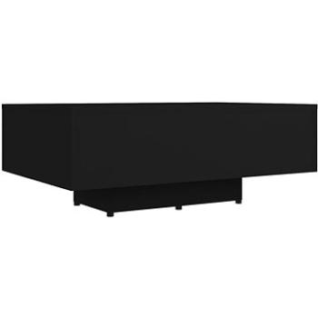 Konferenčný stolček čierny 85 × 55 × 31 cm drevotrieska (803381)