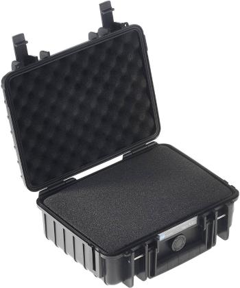 B & W International outdoorový kufrík  outdoor.cases Typ 1000 4.1 l (š x v x h) 270 x 215 x 105 mm čierna 1000/B/SI