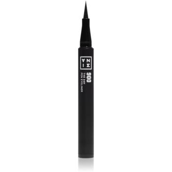 3INA The 24H Pen Eyeliner Mini dlhotrvajúce očné linky odtieň 900 - Black 0,6 ml