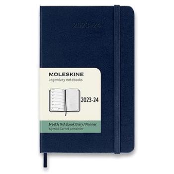 Moleskine 2023-2024 S, tvrdé dosky, modrý (DHB2018WN2Y24)