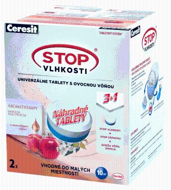 CERESIT STOP VLHKOSTI 3v1 - Náhradné tablety PEARL 2x 300 g