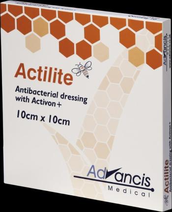 Advancis Medical ACTILITE krytie na rany antimikrobiálne, neadherentná viskóza, napustené manukou 10 ks