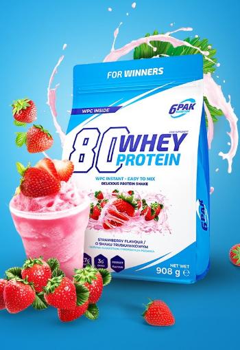 80 Whey Protein - 6PAK Nutrition 908 g Chocolate Orange