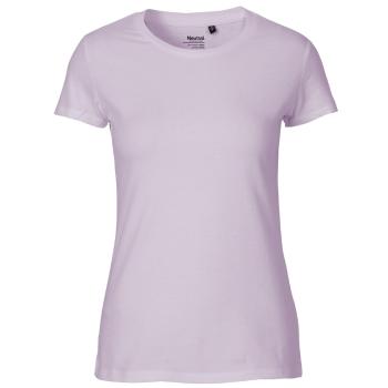 Neutral Dámske tričko Fit z organickej Fairtrade bavlny - Dusty purple | S