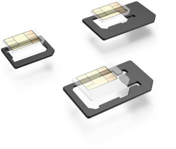 Hama Set 5-teilig adaptér na SIM kartu vr. ihly na SIM Upravené z: Micro SIM, Nano SIM Prispôsobené pre: Micro SIM, štan