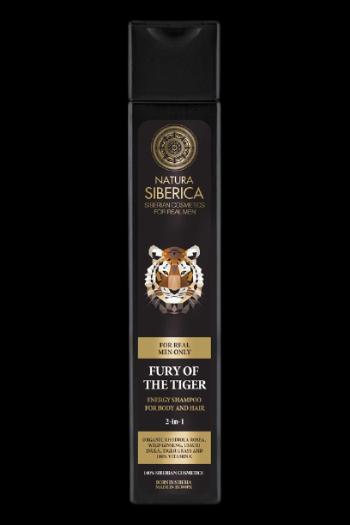 NATURA SIBERICA MEN Energizujúci šampón pre telo aj vlasy 2v1 Zúrivosť tigra 250 ml