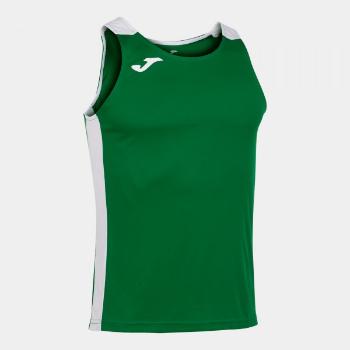 RECORD II TANK TOP GREEN WHITE 4XS-3XS