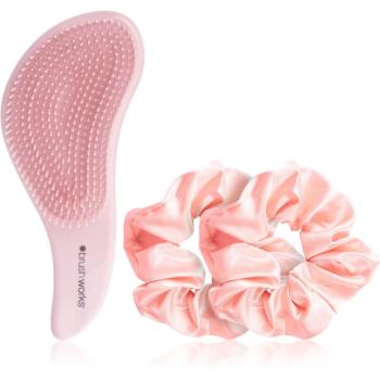 Brushworks Detangling Brush and Scrunchie Set sada (na vlasy )