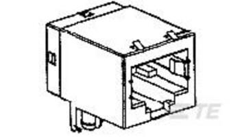 TE Connectivity High Performance Mod JacksHigh Performance Mod Jacks 558344-1 AMP