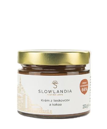 Slowtella – Lieskovcovo-kakaový krém SLOWLANDIA 250 g