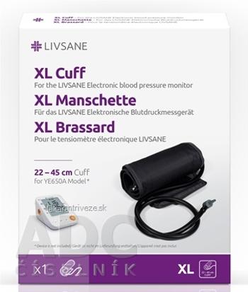 LIVSANE XL Manžeta k tlakomeru na rameno (22-45 cm), k monitoru krvného tlaku (LIVSANE YE650A) 1x1 ks