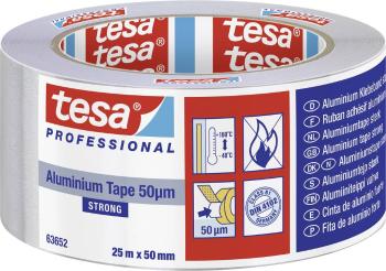 tesa STRONG 63652-00001-00 Aluminium tape  strieborná (d x š) 25 m x 50 mm 1 ks