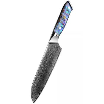 Damaškový kuchynský nôž Ičihara Santoku