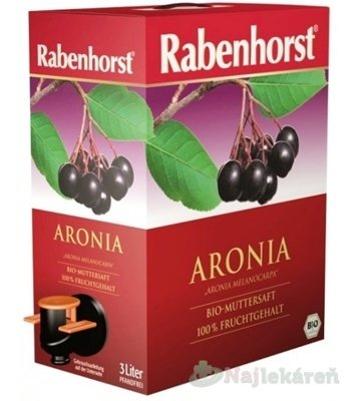 Rabenhorst Arónia 100% šťava Bio 3 l