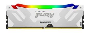 KINGSTON DIMM DDR5 16GB 6400MT/s CL32 FURY Renegade Biela RGB XMP