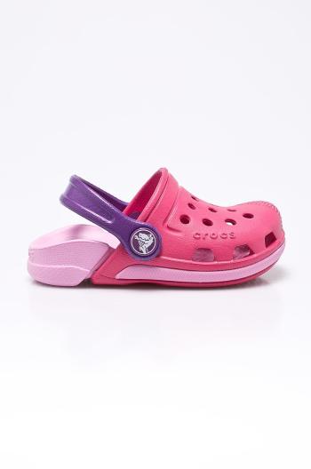 Šľapky Crocs Electro III Clog 204991 ružová farba