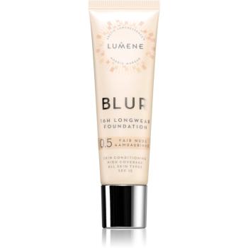 Lumene Blur 16h Longwear dlhotrvajúci make-up SPF 15 odtieň 0,5 Fair Nude 30 ml