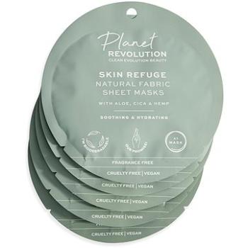 REVOLUTION Planet Soothing & Hydrating Aloe Fabric Sheet Mask 5 ks (5057566421034)