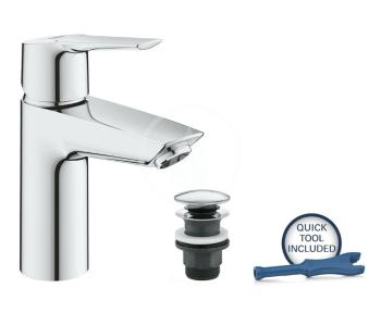 GROHE - QuickFix Start Umývadlová batéria s výpustom Push-Open, chróm 23550002