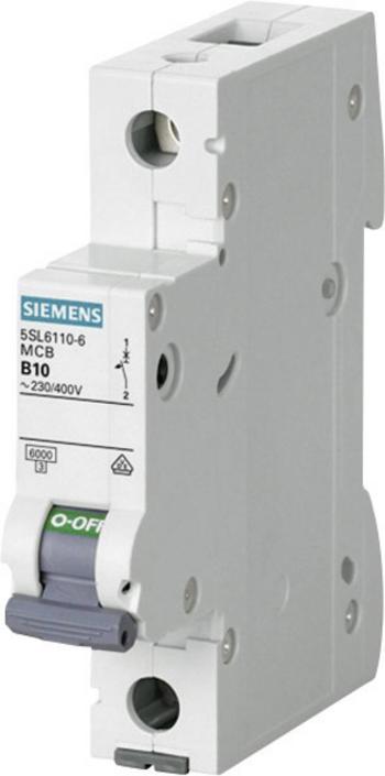 Siemens 5SL6110-6  elektrický istič    1-pólový 10 A  230 V, 400 V