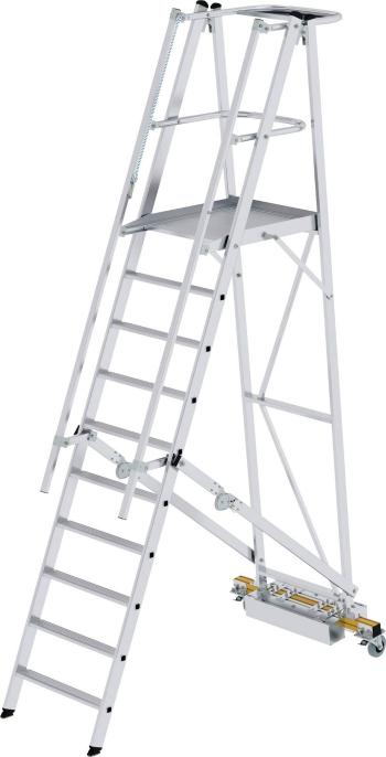 MUNK Günzburger Steigtechnik  52710 hliník rebrík s platformou Montáž pomocou nástrojov Max.prac. výška: 4.3 m