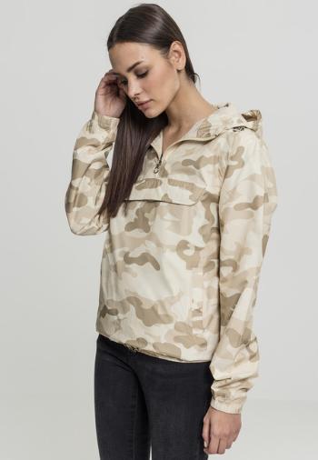 Urban Classics Ladies Camo Pullover sand camo - XS