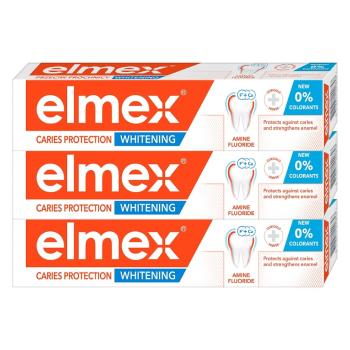 ELMEX Caries Protectdion Whitening zubná pasta 3 x 75 ml