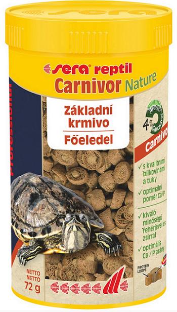 Sera Reptil Professional Carnivor Nature krmivo pre mäsožravé reptílie a vodné korytnačky 250ml