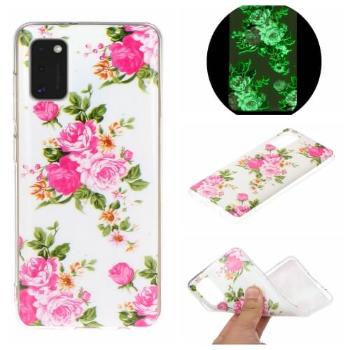 ART TPU Svietiaci kryt Samsung Galaxy A41 FLOWER