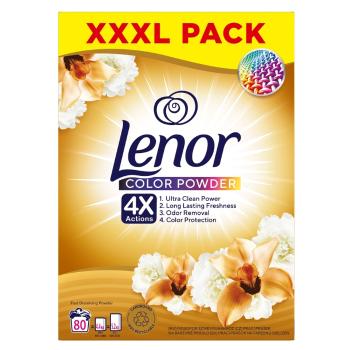 LENOR Gold Orchid Color Prací prášok Box 80 praní 4 kg