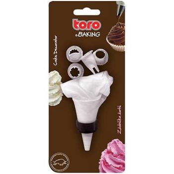 TORO Zdobička torty látková, 4 nadstavce, 1200 ml (260042)