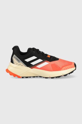 Topánky adidas TERREX Soulstride pánske, oranžová farba