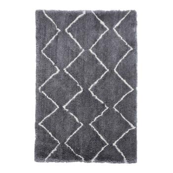 Sivo-béžový ručne tuftovaný koberec Think Rugs Morocco Grey & Cream, 200 × 290 cm