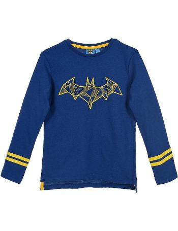 Batman tmavo modré chlapčenské tričko s dlhým rukávom vel. 98
