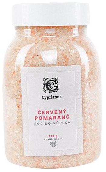Cyprianus Soľ do kúpeľa červený pomaranč 650 g
