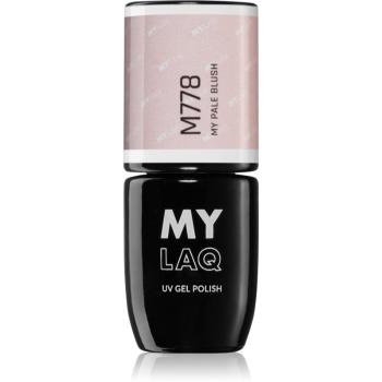 MYLAQ UV Gel Polish gélový lak na nechty odtieň My Pale Blush 5 ml