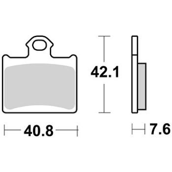 Braking brzdové doštičky (sinterová zmes CM44) (2 ks) M501 – 266 (M501-266)