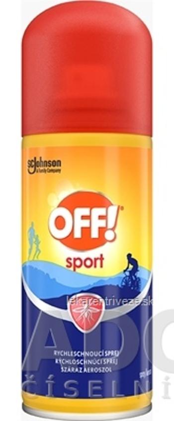 OFF! Sport rychloschnúci sprej repelent 1x100 ml