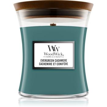 Woodwick Evergreen Cashmere vonná sviečka 275 g