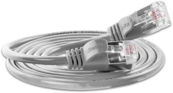 Slim Wirewin PKW-LIGHT-STP-K6 0.25 RJ45 sieťové káble, prepojovacie káble CAT 6 U/FTP 25.00 cm sivá  1 ks
