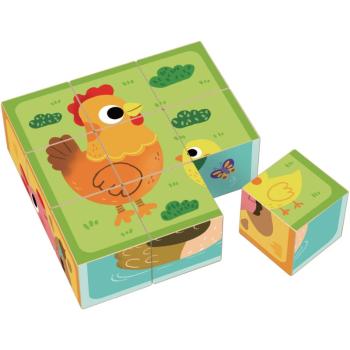 2Kids Toys Wooden Blocks Farm kocky z dreva 12 m+ 9 ks