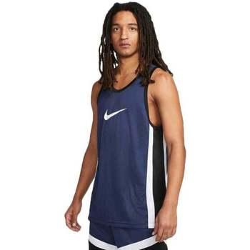 Nike  Tielka a tričká bez rukávov Dri-FIT Icon Basketball Jersey  Modrá