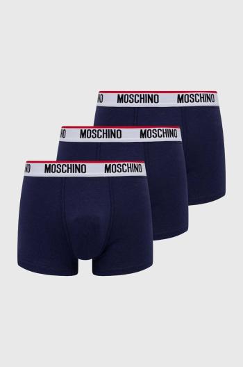 Boxerky Moschino Underwear 3-pak pánske, tmavomodrá farba, 241V1A13954300