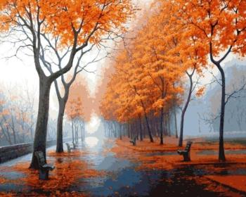 Gaira Maľovanie podľa čísiel Jesenný park