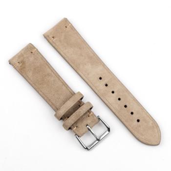 BStrap Suede Leather remienok na Xiaomi Amazfit GTR Mini, beige