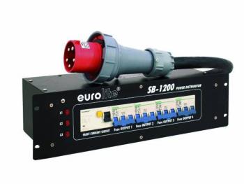 Eurolite SB-1200 19palcový prúdový rozdeľovač 4-násobný 3 U