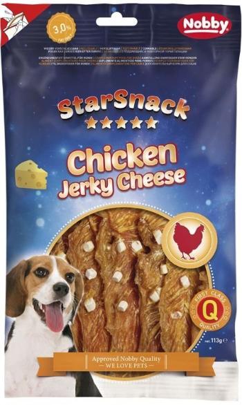 Nobby StarSnack Chicken Jerky Cheese maškrty 113g