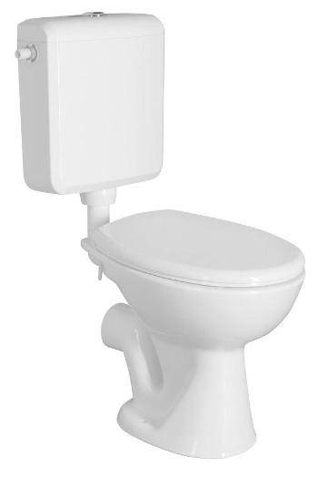 SAPHO - WC kombi misa s nádržkou vrátane splachovacej súpravy, zadný odpad TP3304