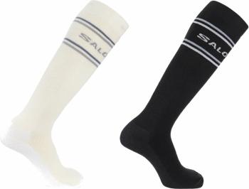 Salomon Ponožky 366 Knee 2-Pack White/Deep Black XL